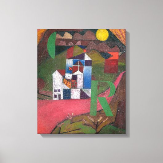 Villa R | Paul Klee | Leinwanddruck (Vorderseite)