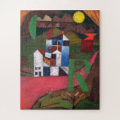 Villa R von Paul Klee, Abstrakte Kunst Puzzle (Vertikal)