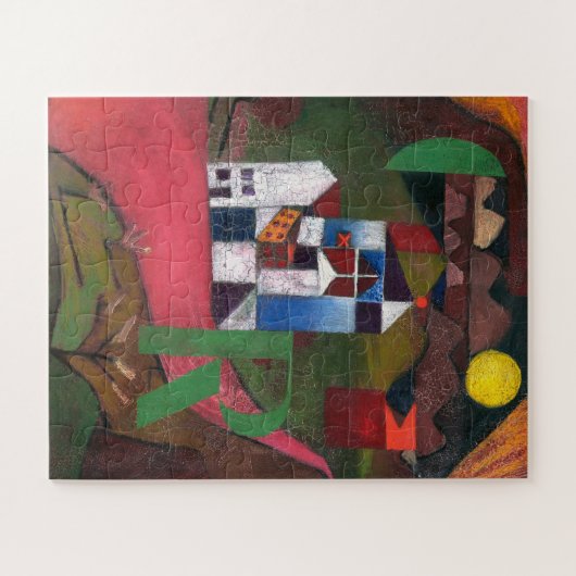 Villa R von Paul Klee, Abstrakte Kunst Puzzle (Horizontal)