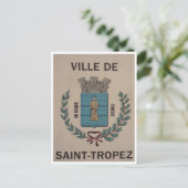 Villa Saint Tropez Postkarte (Stehend Vorderseite)