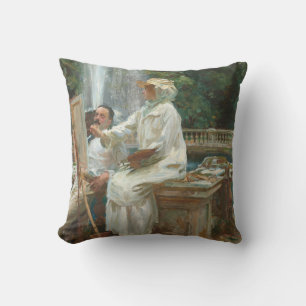 Villa Torlonia Frascati, Italien von Sargent Kissen