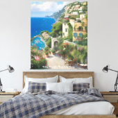 Villa Treville Positano Italien Leinwanddruck (Insitu (Schlafzimmer))