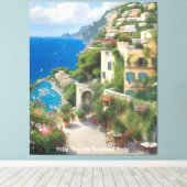 Villa Treville Positano Italien Leinwanddruck (Insitu (Holzboden))