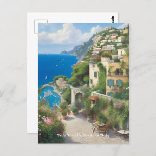 Villa Treville Positano Italien Postkarte