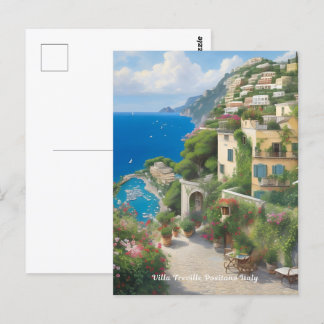 Villa Treville Positano Italien Postkarte