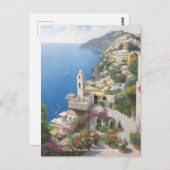 Villa Treville Positano Italien Postkarte (Vorne/Hinten)
