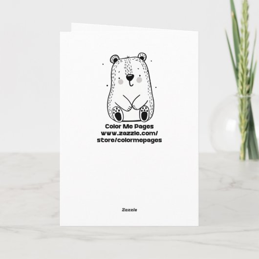 Villa und Schmetterlinge | Farbe Karte (Rückseite)