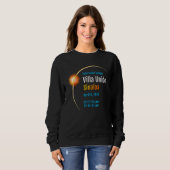 Villa Unión Sinaloa Mexico Total Solar Eclipse 202 Sweatshirt (Vorne ganz)