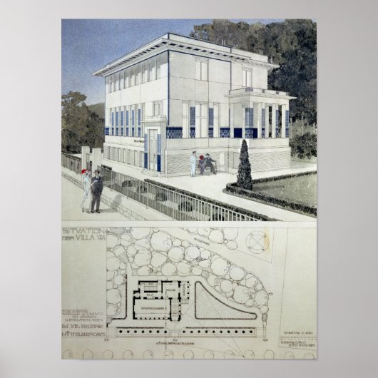 Villa Wagner, Vienna Poster (Vorne)