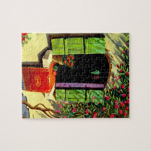 Villa Window Jigsaw Puzzle (Horizontal)