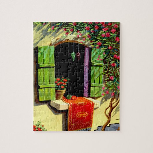 Villa Window Jigsaw Puzzle (Vertikal)