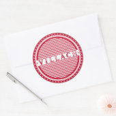 Villach City Pride Emblem – Austria Identity Runder Aufkleber (Umschlag)