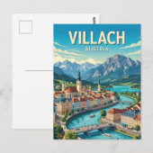 Villach Österreich Postkarte (Vorne/Hinten)
