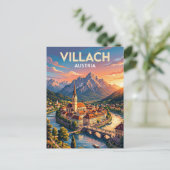 Villach Österreich Postkarte (Stehend Vorderseite)