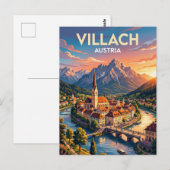 Villach Österreich Postkarte (Vorne/Hinten)
