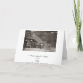 Village Blacksmith Geburtstagskarte Karte (Rückseite)