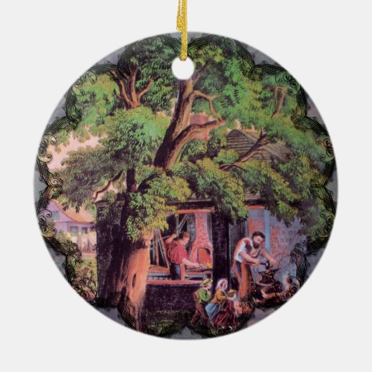 Village Blacksmith Ornament (Hinten)