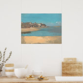 Village by Sea - Odilon Redon Feine Kunst Poster (Küche)