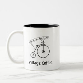 Village Coffee Zweifarbige Tasse