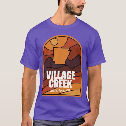 Village Creek Staat Park Arkansas T-Shirt (Vorderseite)