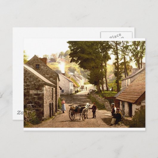 Village Glencoe_Irland Postkarte (Vorne/Hinten)