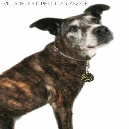 Village Gold Haustiermarke