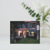 Village Green-Weihnachten Woodstock, NY Feiertagspostkarte (Stehend Vorderseite)