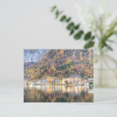 Village Hallstätter See Postkarte (Stehend Vorderseite)