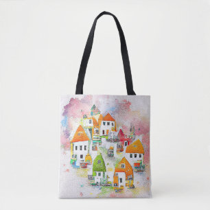 Village House Landschaft Landschaft Natur Wasserfa Tasche