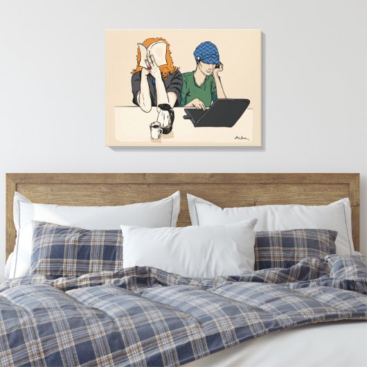 Village Inn Leinwanddruck (Insitu (Schlafzimmer))