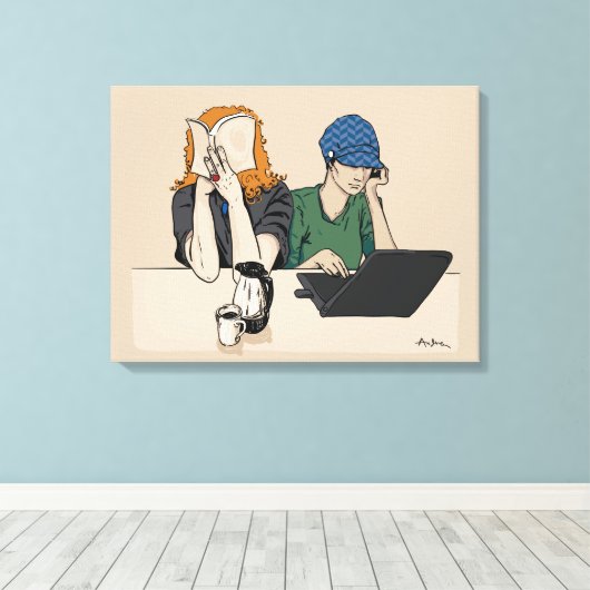 Village Inn Leinwanddruck (Insitu (Holzboden))