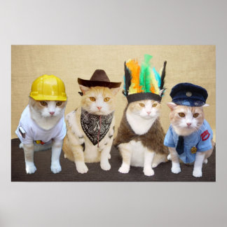 Village Kätzchen Poster