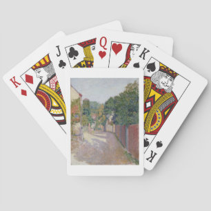 Village Lane (Öl auf Leinwand) Spielkarten