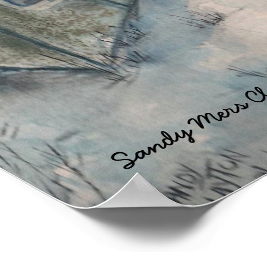 Village Lothringen Poster (Ecke)