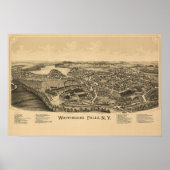 Village of Wappingers Falls Town Map Poster (Vorne)