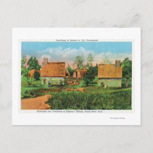 Village Pioneers in Forest River Park # 2 Postkarte