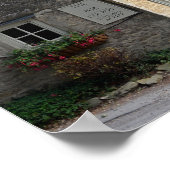 Village Pub in Cotswolds Plakatdruck Poster (Ecke)