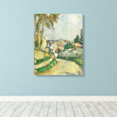 Village Road, 1879-82 (Öl auf Leinwand) Leinwanddruck (Insitu (Holzboden))