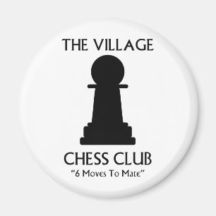 Village Schach Club Magnet