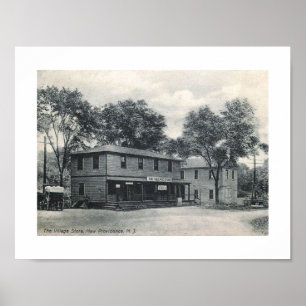 Village Store, New Provisioning, New Jersey Vintag Poster