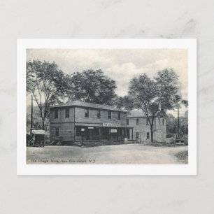 Village Store, New Provisioning, New Jersey Vintag Postkarte