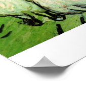 Village Street and Steps in Auvers by van Gogh Poster (Ecke)