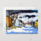 Village Street, Bair-Saint Paul Postkarte (Vorne/Hinten)