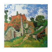 Village Street by Vincent van Gogh Fliese (Vorderseite)