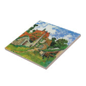 Village Street by Vincent van Gogh Fliese (Seite)