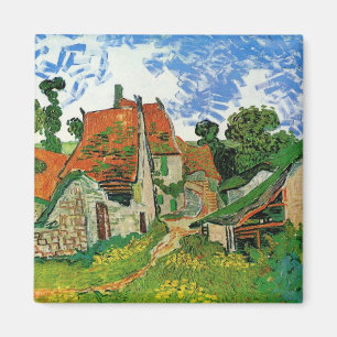 Village Street by Vincent van Gogh Magnet