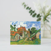 Village Street by Vincent van Gogh Postkarte (Stehend Vorderseite)