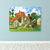 Village Street in Auvers, Vincent van Gogh Leinwanddruck (Insitu (Holzboden))