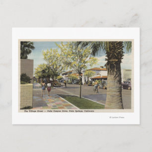 Village Street, Palm Canyon Drive Postkarte