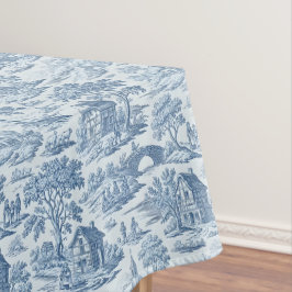 Village Toile Blue Tischdecke